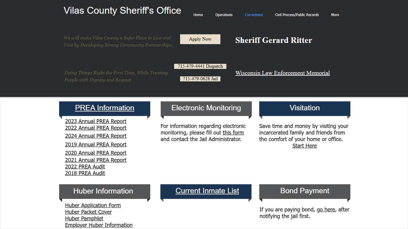 Corrections | sheriff